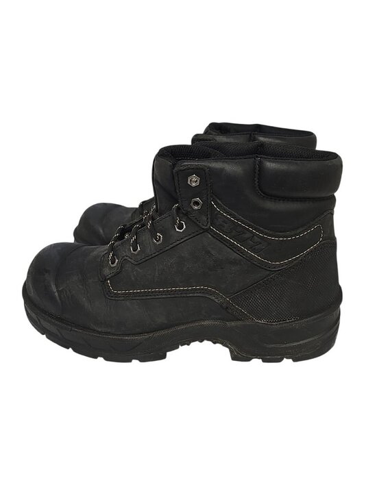 Dakota Men\'s 6\'\' 877 Steel Toe Steel Plate Work Boots Black Leather Size 12M main image 6
